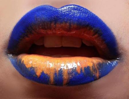 bleu a levre